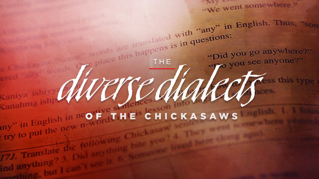 Chickasaw Tv Language